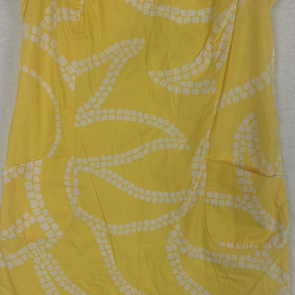 Lilly Pulitzer Sunny Sunshine Yellow Print shift Dress size 8 - Picture 7 of 7
